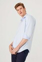 Roberto Cavalli Uzun Kollu Slim Fit Erkek Gömlek - Thumbnail