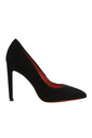 Santoni Kadın Kadife Stiletto - Thumbnail