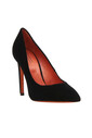 Santoni Kadın Kadife Stiletto - Thumbnail