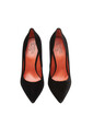 Santoni Kadın Kadife Stiletto - Thumbnail