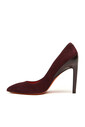 Santoni Kadın Süet Stiletto - Thumbnail