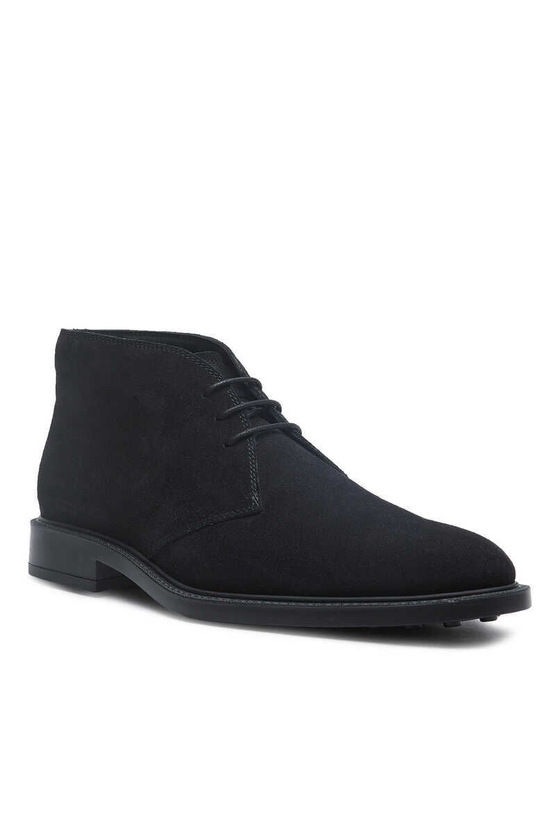 Tod's Erkek Süet Bağcıklı Bot - 1