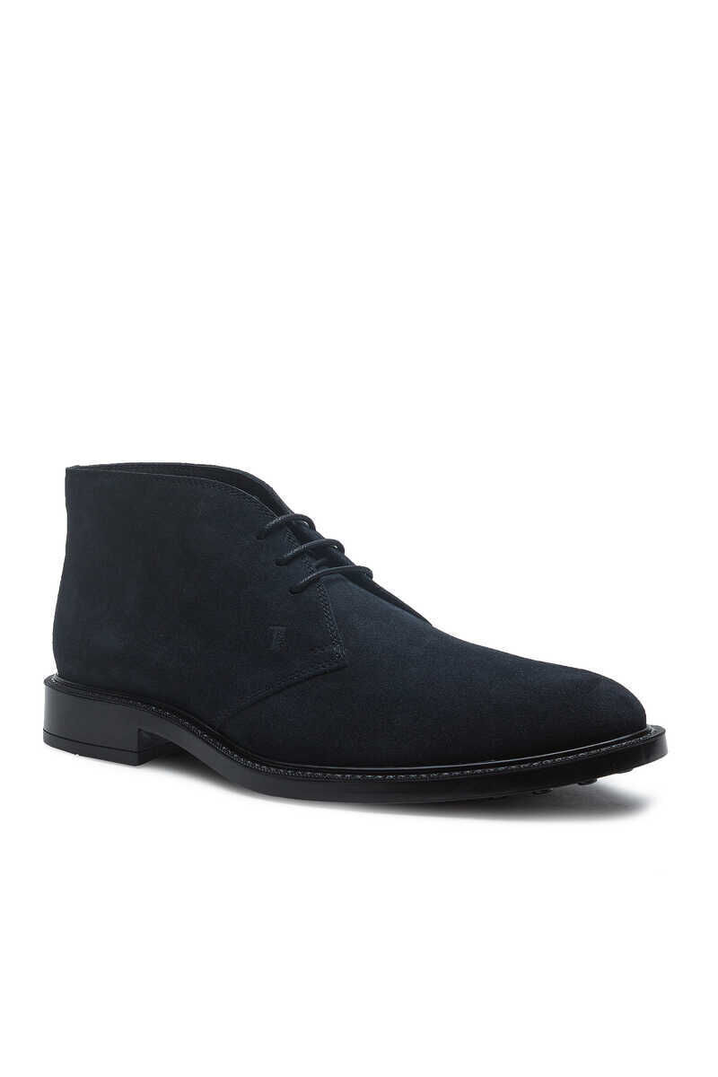 Tod's Erkek Süet Bağcıklı Bot - 1