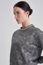 Trussardi Çiçek Desenli Kadın Sweatshirt - Thumbnail