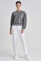 Trussardi Çiçek Desenli Kadın Sweatshirt - Thumbnail
