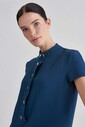 Trussardi Düğmeli Kadın Midi Elbise - Thumbnail