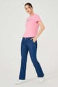 Trussardi Jeans Düşük Bel Bol Paça Kadın Jean Pantolon - Thumbnail