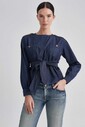 Trussardi Kadın Cepli Bluz - Thumbnail