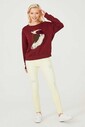 Trussardi Kartal Figürlü Kadın Sweatshirt - Thumbnail