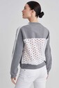 Trussardi Kuş Gözü İşlemeli Kadın Sweatshirt - Thumbnail