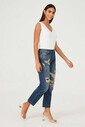 Twinset Kadın Yırtık Jeans - Thumbnail