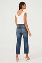Twinset Kadın Yırtık Jeans - Thumbnail