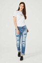 Versace Jeans Yırtık Detaylı Kadın Jeans - Thumbnail