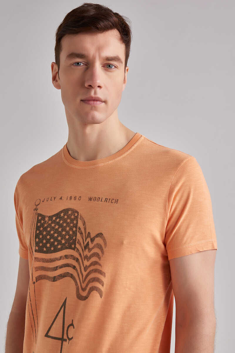 Woolrich Bisiklet Yaka Erkek T-Shirt - 3