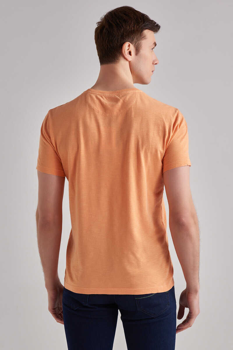 Woolrich Bisiklet Yaka Erkek T-Shirt - 4