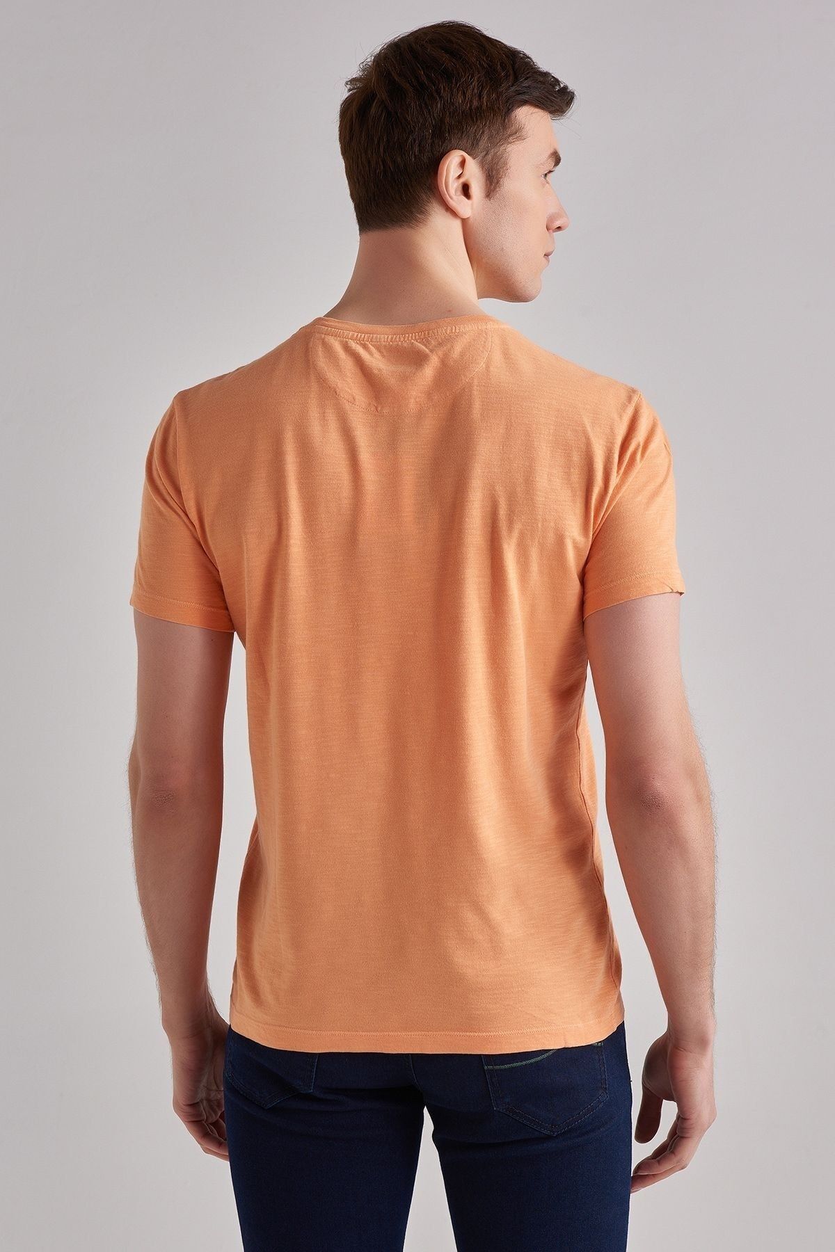 Woolrich Bisiklet Yaka Erkek T-Shirt - 8