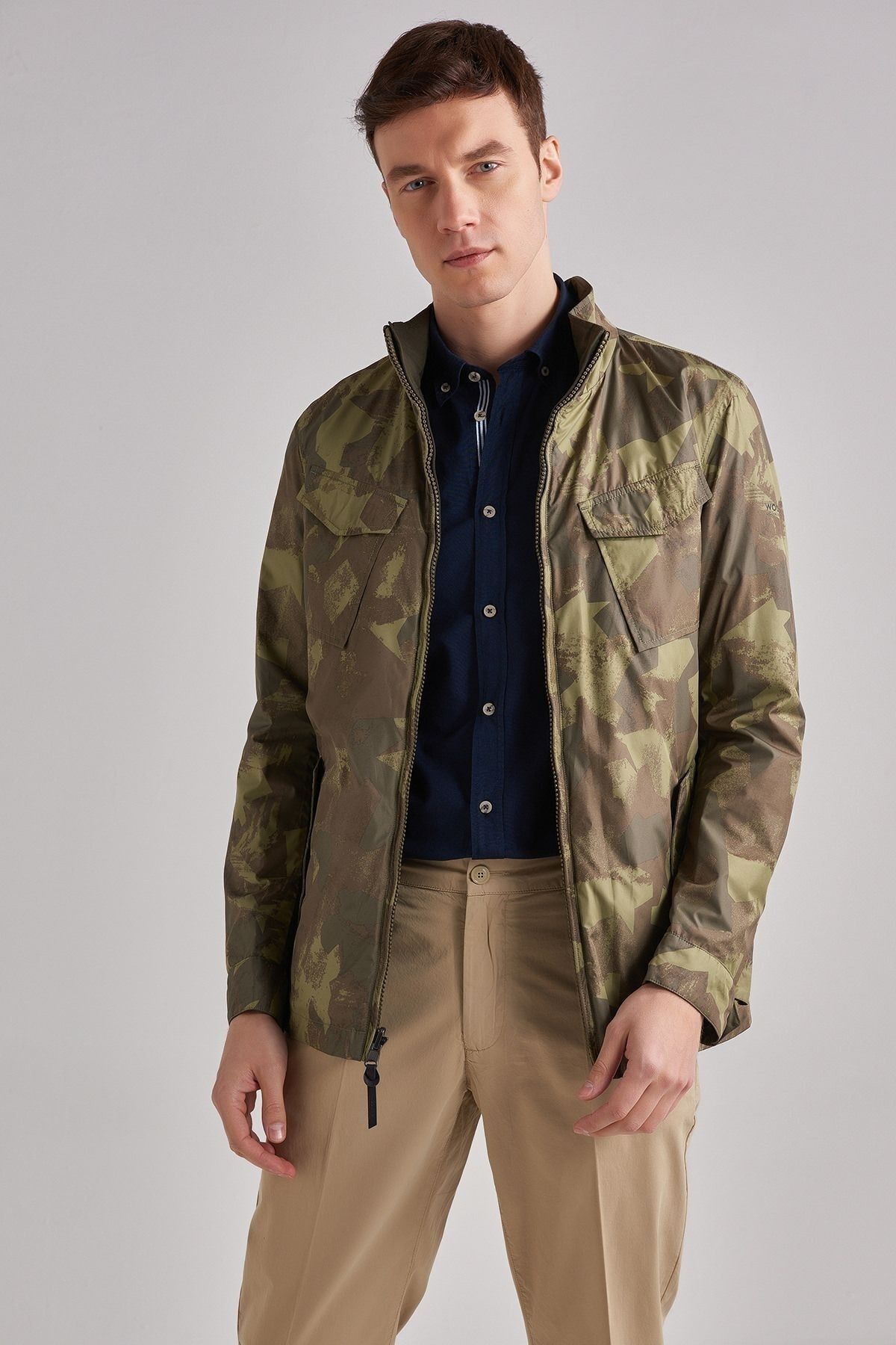 Woolrich Erkek Çift Taraflı Yağmurluk - 17