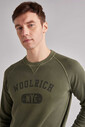 Woolrich Erkek Uzun Kollu Logolu Sweatshirt - Thumbnail