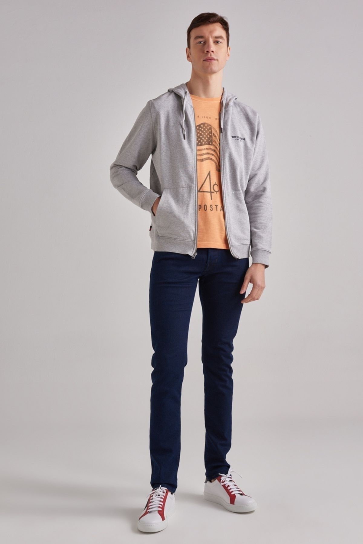 Woolrich Fermuarlı Erkek Sweatshirt - 6