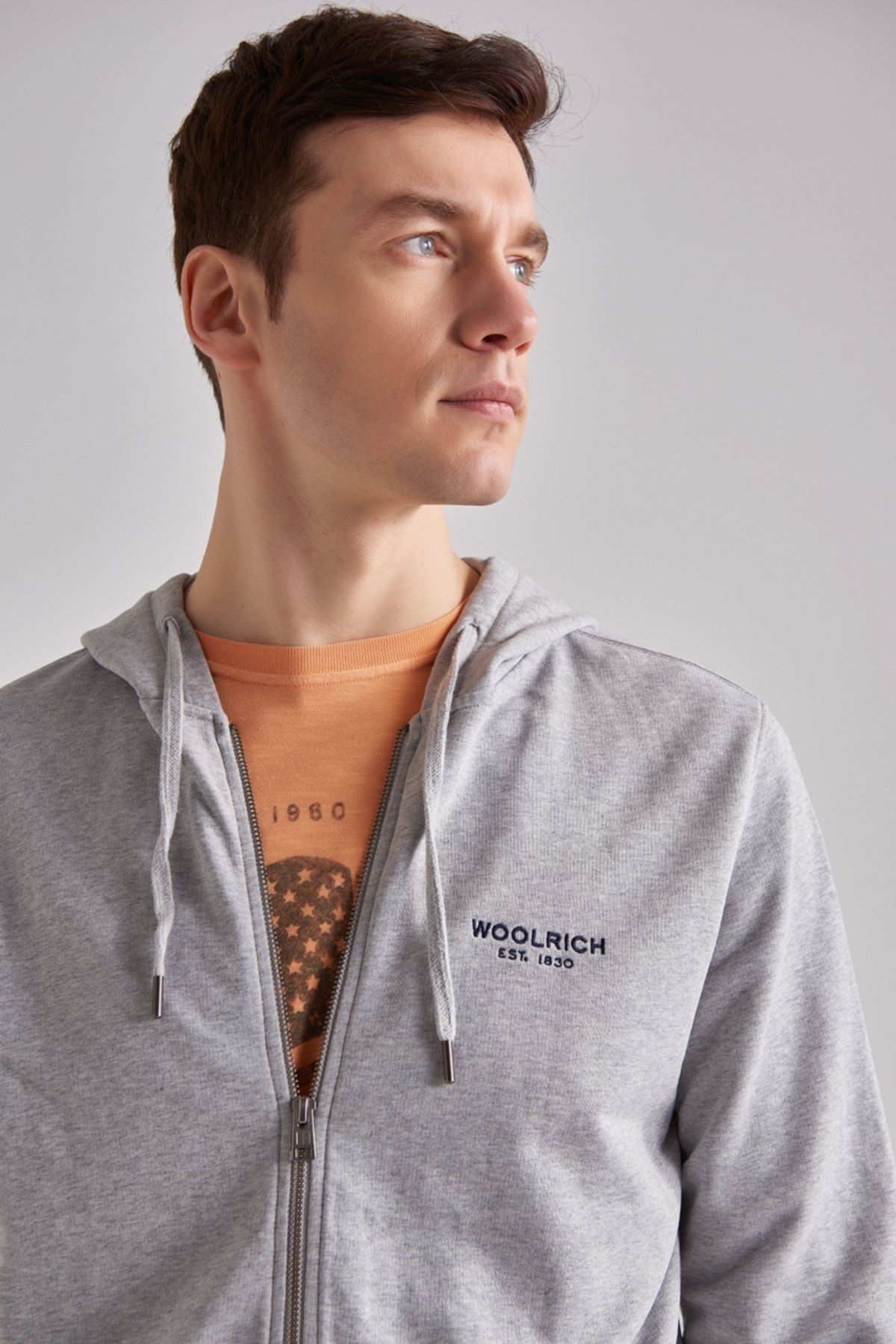 Woolrich Fermuarlı Erkek Sweatshirt - 7