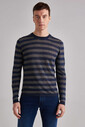 Woolrich Keten Erkek Bisiklet Yaka Kazak - Thumbnail