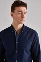 Woolrich Slim Fit Uzun Kollu Erkek Gömlek - Thumbnail