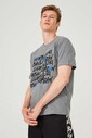 Yazılı Erkek Bisiklet Yaka T-Shirt - Thumbnail